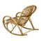 Bamboo Wicker Rocking Chair attributed to Dirk van Sliedregt for Rohe Noordwolde, 1970s 6