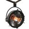 Lampe Ciseaux Vintage Industrielle en Métal Noir et Verre Transparent 3