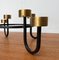 Vintage Brutalist Metal Candleholder, 1960s 9