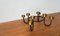 Vintage Brutalist Metal Candleholder, 1960s 10