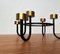 Vintage Brutalist Metal Candleholder, 1960s, Image 7