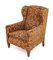 Silk Velvet Lounge Chair, 1900s 1