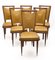 Art Deco Dining Chairs, 1940s, Set of 6, Image 1