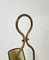 Mid-Hentury Umbrella Stand in Brass and Metal, Italy, 1950s 5