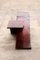 Mesa de centro asimétrica vintage de madera, años 70, Imagen 11