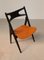 Sawbuck Chair in Original Leather by Hans J. Wegner for Carl Hansen & Søn, 1950s, Image 4
