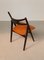 Sawbuck Chair in Original Leather by Hans J. Wegner for Carl Hansen & Søn, 1950s 7