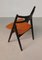 Sawbuck Chair in Original Leather by Hans J. Wegner for Carl Hansen & Søn, 1950s 11