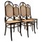 207 Chairs by Michael Thonet for Thonet, 1970s, Set of 4, Image 1
