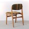 Danish Veneered Oak Dining Chairs, 1970s, Set of 6 3