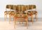 Danish Veneered Oak Dining Chairs, 1970s, Set of 6 9