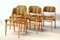 Danish Veneered Oak Dining Chairs, 1970s, Set of 6 10