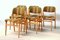Danish Veneered Oak Dining Chairs, 1970s, Set of 6, Image 10