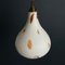 Mid-Century Opaline Murano Glass Pendant Lamp from Stilnovo, 1950s 8