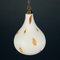 Mid-Century Opaline Murano Glass Pendant Lamp from Stilnovo, 1950s 5