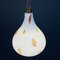 Mid-Century Opaline Murano Glass Pendant Lamp from Stilnovo, 1950s 3