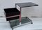 Italian Bar Trolley in Chromed Steel and Glass, 1970s, Image 1