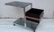 Italian Bar Trolley in Chromed Steel and Glass, 1970s, Image 4
