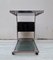 Italian Bar Trolley in Chromed Steel and Glass, 1970s, Image 2