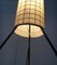 Lampada da terra Cocoon Mid-Century tripode di Friedel Wauer per Goldkant Leuchten, Germania, anni '60, Immagine 5