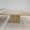 Tables Basses Vintage en Travertin, Italie, 1980s, Set de 3 11