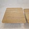 Vintage Italian Travertine Coffee Tables, 1980s, Set of 3 8