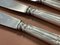 Silver Metal and Stainless Steel Knives from Paris Ravinet, Set of 12 8
