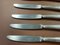 Small Silver Metal and Stainless Steel Knives from Paris Ravinet, Set of 12 4