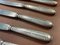 Small Silver Metal and Stainless Steel Knives from Paris Ravinet, Set of 12 7