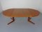 Extendable Teak Dining Table by Bernhard Pedersen & Son, Denmark, 1960s, Image 1