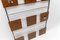 Walnut Wall Coat Rack with Chrome Hooks, 1960s, Image 7