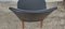 Vintage Scandinavian Chair Compass in Black Skai Feet, Image 10