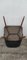 Skandinavischer Vintage Kompass Stuhl mit Gestell aus schwarzem Skai 13