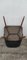 Vintage Scandinavian Chair Compass in Black Skai Feet 13