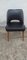 Brújula para silla escandinava vintage con patas de escay negro, Imagen 3