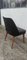 Vintage Scandinavian Chair Compass in Black Skai Feet 4