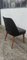 Vintage Scandinavian Chair Compass in Black Skai Feet, Image 4