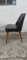 Vintage Scandinavian Chair Compass in Black Skai Feet 2