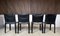 Italian Cab 412 Dining Chairs in Leather by Mario Bellini for Cassina, 1970s, Set of 4 6