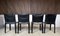 Italian Cab 412 Dining Chairs in Leather by Mario Bellini for Cassina, 1970s, Set of 4, Image 6