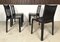 Italian Cab 412 Dining Chairs in Leather by Mario Bellini for Cassina, 1970s, Set of 4 9