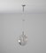 Lámpara colgante italiana de cristal de Murano y latón, años 60, Imagen 5
