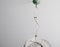 Lámpara colgante italiana de cristal de Murano y latón, años 60, Imagen 9