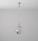 Italian Pendant Lamp in Murano Glass and Brass, 1960s 1