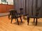 Brutalist Chairs, France, 1960s, Set of 5 7