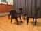 Brutalist Chairs, France, 1960s, Set of 5, Image 7