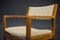 Fauteuil Mid-Century en Teck et Laine, 1960s 2