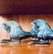 Andalusian Ceramic Horses in Blue Vidriada, Spain, 1970s, Set of 2 15