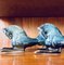 Andalusian Ceramic Horses in Blue Vidriada, Spain, 1970s, Set of 2, Image 15