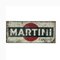 Cartel de Martini de hierro vintage, Imagen 1